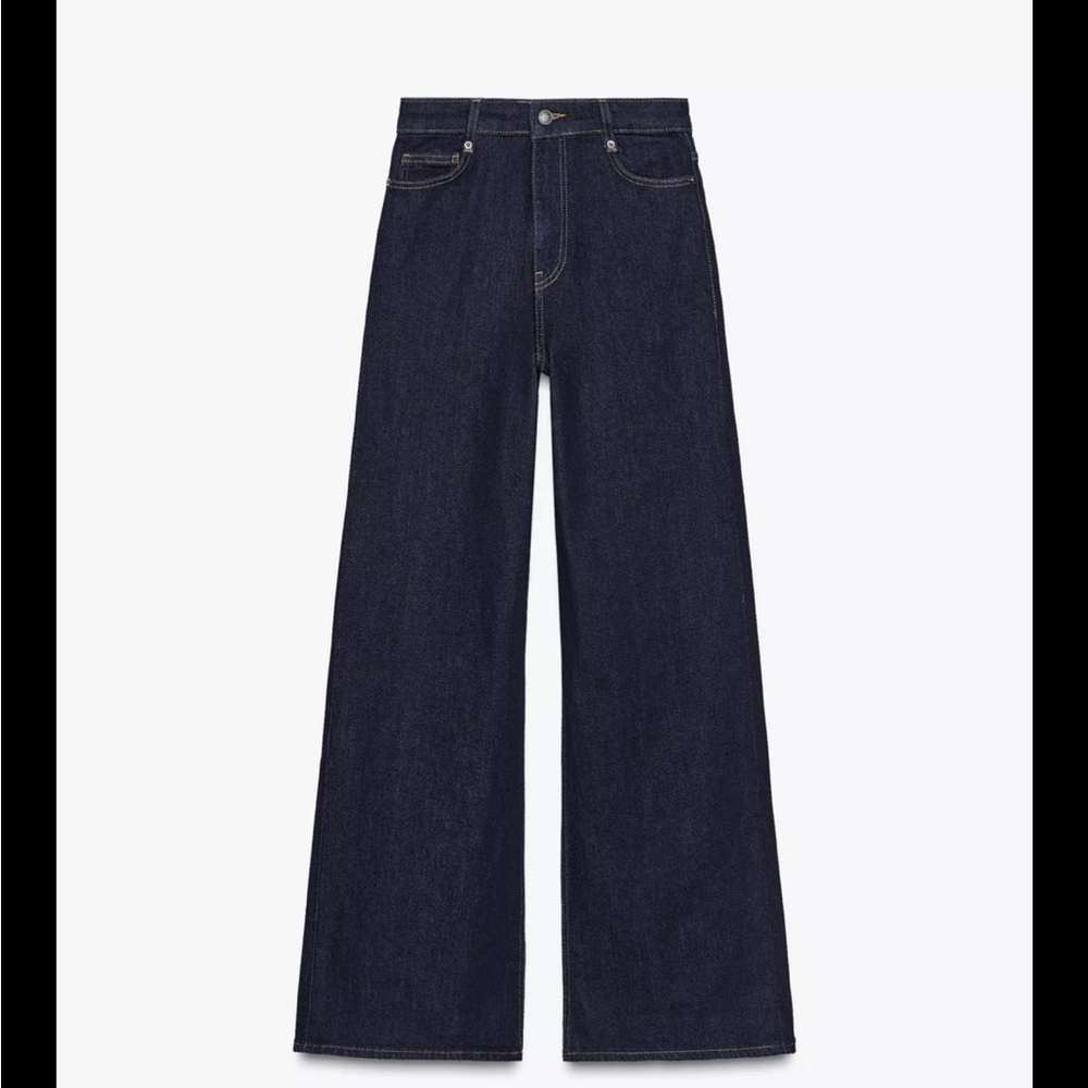 ZW COLLECTION HIGH RISE WIDE LEG JEANS